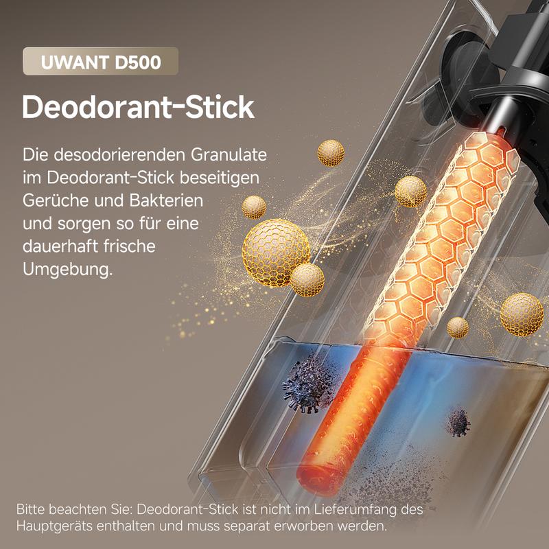 Uwant D500 Akku-Nass-Trockensauger 180° – Intelligenter Saugwischer mit 17.000 Pa & Elektrolyse