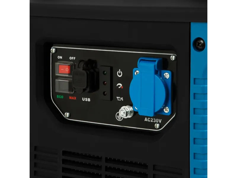 EBERTH 1000 Watt Inverter Stromerzeuger Leise Stromgenerator 1x 230V 2x USB