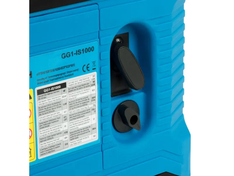 EBERTH 1000 Watt Inverter Stromerzeuger Leise Stromgenerator 1x 230V 2x USB