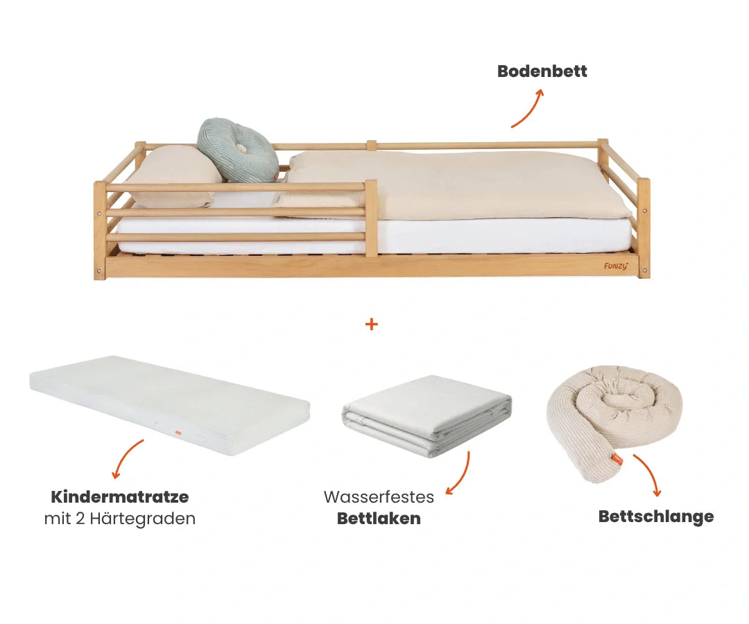 Bodenbett – Nestbau Full Care Set