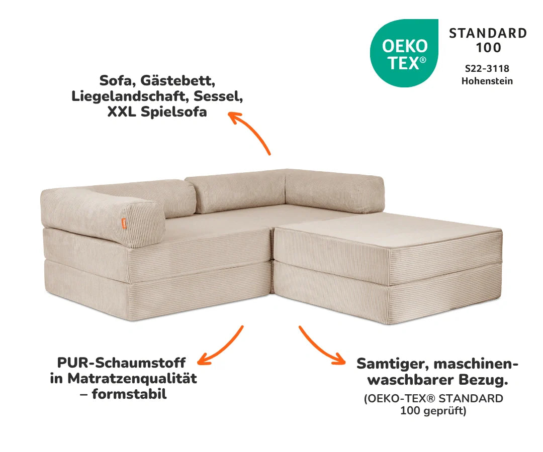 Family Ecksofa 2-Sitzer