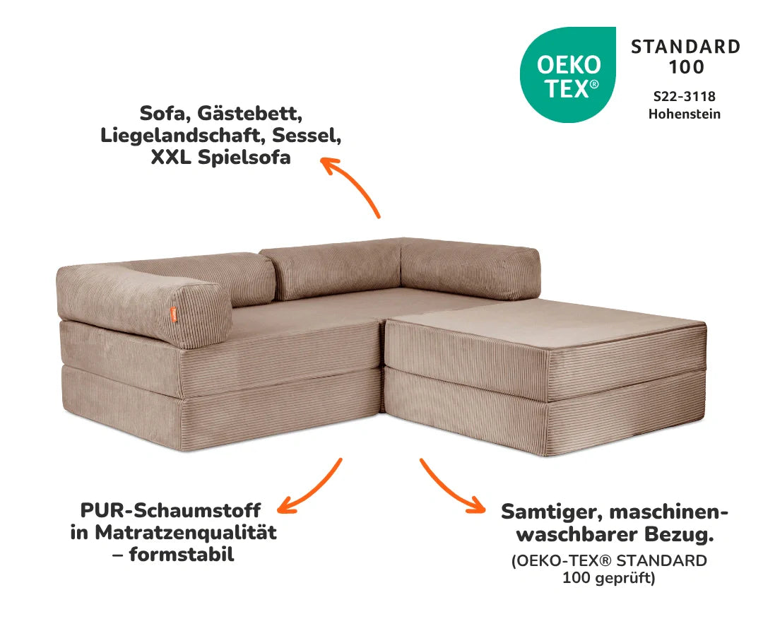 Family Ecksofa 2-Sitzer