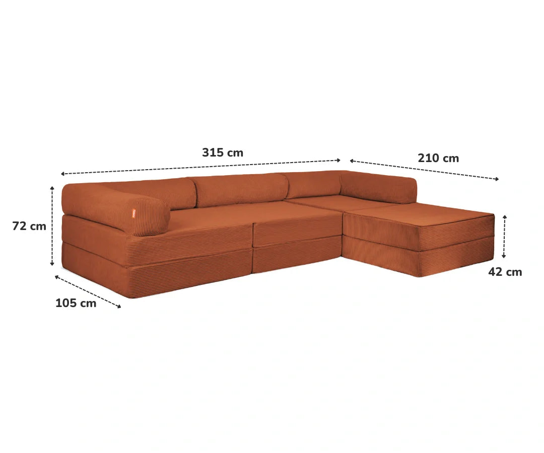 Family Ecksofa 3-Sitzer