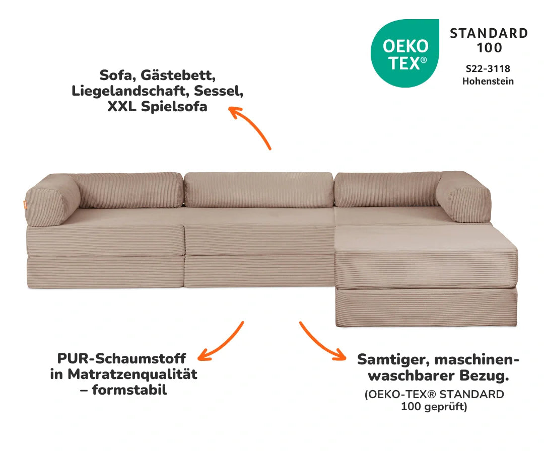 Family Ecksofa 3-Sitzer