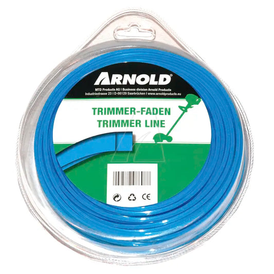 Auf Lager Arnold Trimmerfaden, 4-kant, Ø 3,9mm, 27m